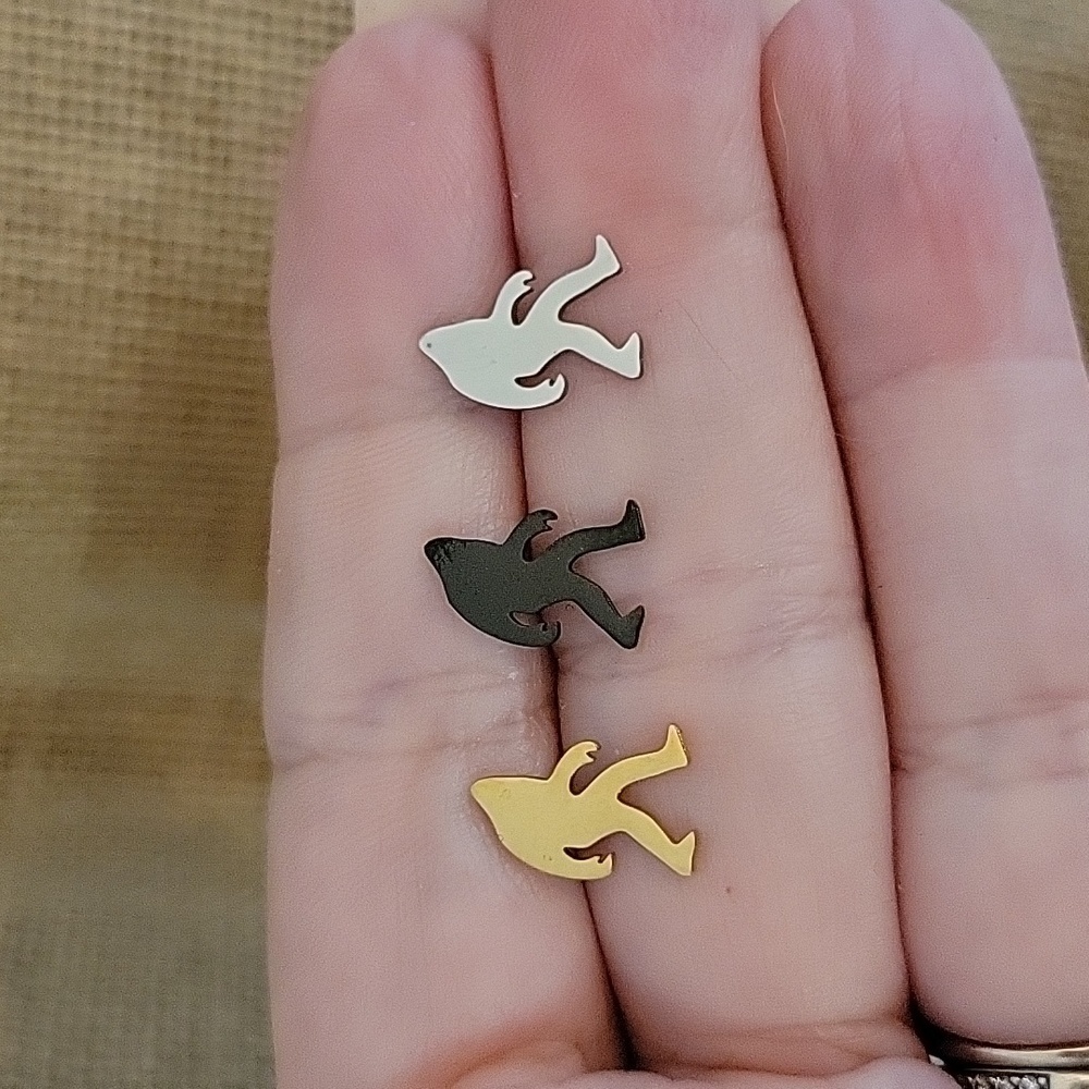 BIGFOOT STUD EARRINGS, Choice of Color